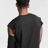 Ropa de gimnasio de secado rápido de malla de verano para hombre, camisetas sin mangas para culturismo, camiseta sin mangas, camiseta sin mangas para Fitness, chaleco para correr, camisetas deportivas 220621