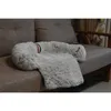 Продажа супер мягких кошек кроватей коврик круглый длинный плюшевый дом дом бархатные коврики диван для корзины домашнее животное 220323