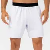 LU LU LEMONS Short Sport Men' Summer Quick Drying Elatic Running Training Underwear Pant Looe Caual Fie Capri Workout Beach Gym Legging