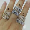 Godki luxe corssover chic gewaagde verklaring ringen met zirkonia stenen 2020 vrouwen verlovingsfeest sieraden hoge kwaliteit