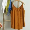 Casual 100% Baumwolle Top Frauen Sommer Vintage Solide Lose Ärmellose Koreanische Harajuku Weibliche Tank Tops Für Mädchen 220325