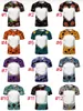 Halloween Shirt Party Supplies Sublimation Bleached T-shirt Heat Transfer Blank Bleach Shirt fully Polyester tees US Sizes for Men Women 18 colors new