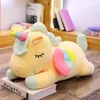 Jouets en peluche créatifs grande poupée licorne couchée oreiller confortable cadeau pour enfants Kawaii pour anniversaire enfant 312Z5173295