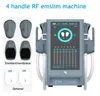 Kampanjbantning 4 handtag RF Emslim Burning Fat Hiemt Fat Removal Machine Anti-celluliter Byggmuskelutrustning