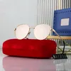 Dropshipping Designer Güneş Gözlüğü Orijinal Pilot UV400 Cam Yapımı Lensler ve Kadınlar İçin Yüksek Kalite Lüks Marka Sunglass Des Lunettes de Soleil Kılıf ve Kutu