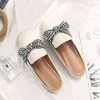 2019 muilezels schoenen dames lederen schoenen dames lage hak loafers ronde neus comfortabele slippers zomer groot formaat slippers gewikkeld teen schoenen j220716