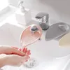 Sublimation Kinder Baby Händewascher Silikon Wasserhahn Verlängerung Waschbecken Griff Verlängerung Kinder Händewaschen Anleitung Werkzeug Spritzwassergeschützte Düse Badezimmerzubehör