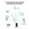 Tuya Smart Plug Plug Wi -Fi Socket EU 16A Power Monitor 220V Функция времени Smart Life управление приложениями работает с Alexa Google Home Alice2209455770