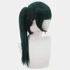 Nxy Wigs Animation Spell Back to War Zen Academy True Greek Black Green Tiger Clip Shape Cosplay 220527