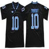 Xflsp Carolina del Norte Sam Howell Fútbol cosido Jersey Mitchell Trubisky NCAA 150TH Mens azul blanco negro camisetas