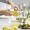 Enkel manuell juicer hushåll liten bärbar squeezer apelsinjuice citron handpressad frukt kök pressare