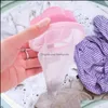 Tvättar Hine Wool Filtration Hair Removal Flower Shape Ball Hållbart avtagbar nät Filterväska Tvättförsörjning - Slumpmässig färger Drop Delivery