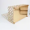 Tissue Box Holder Crystal Cube Napkin Dispenser Bedroom Office el Cafe Coffee 220523
