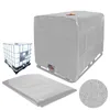 La couverture UV argentée convient au papier d'aluminium de conteneur IBC 1000L tissu de réservoir d'eau de pluie imperméable et antipoussière 220427