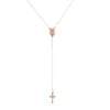 Подвесные ожерелья винтажные христианские ожерелья религиозные розары блаженные девственные кофера для ювелирных подарков унисекс Elle22