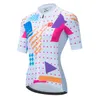 2024年女性のトライアスロンサイクリングジャージー半袖MTB MAILLOTバイクシャツダウンヒルプロチームTricota Mountain Bicycle Clothing