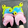 Scarpe invernali da casa Donna Gary Snails Pantofole Furry Cute Cartoon Pantofola da interni Calda peluche Infradito da donna Scivoli divertenti 220409