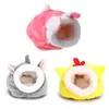 Schattige cartoon muis cavia bedden bed huisdier slaaphuis warme hamster dog kitten nest zacht mini kleine dieren slaapkamer dierbenodigdheden247y