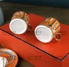 오렌지 로얄 머그잔 180ML 뼈 중국 물병 Hipster 브랜드 고품질 친환경 주방 다이닝 바 디자이너 컵