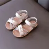 Kinderen meisjes baby sandalen zomer kind schoenen mode zachte zolen sandalen casual kinderen prinses schoenen platte sandalen G220418