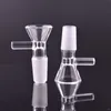 Accessori per narghilè Ciotola di vetro spesso 10mm 14mm 18mm Ciotole per imbuto di colore con giunto maschio Strumento per pezzi da fumare per Dab Rig Bong