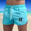 Summer Beach Bard calças curtas Nada com troncos para meninos shorts de natação executando roupas de banho sensuais de vôlei 220621