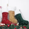 Christmas Socks paillette Stocking Christmas Tree Pendant Decorations For Home Xmas Gift