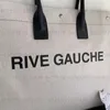 하이 라피아 여성용 핸드백 나일론 토트 비치 백 숄더 지갑 지갑 Rive Gauche 쇼핑백 여행 핸드백 럭셔리 디자이너 패션 대형 크로스 바디 지갑