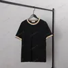 23SSSummer Designer High-end Męski T-shirt Mens T Shirt London England Wygodne okrągłe kołnierz luksusowy duży rozmiar czarno-biały klasyczny amerykański amerykański