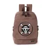 Anime Backpack Canvas Ryggsäck Attack på Titan Cartoon Bagpack Fashion School Bag Teenage Laptop Bagpack New Style Travel Bag AA220316