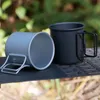 Tasses à thé en alliage d'aluminium de 300 ml Tasse de camping Gobelets en titane Tasse à café de voyage portable Tasse Camping / Voyage / Usage domestique par mer