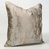 Grey Modern Light Luxury Cushion Cover 30 50 45x45 50cm 60 High grade Pillow Jacquard Pillowcase Bed Room Sofa Home Decor 220623