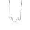 Catene Wholesale Antler Collane in acciaio inossidabile Regali della catena delle clavicoli per GirlsChains Godl22