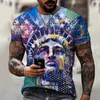 American Graffiti Loft Style Gedrukte T -shirt Mens Korte mouw Ronde nek mode casual retro t -shirt mannen tops tees xxs6xl 220607