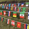2022 Världscupflaggor banners 32 ps rep flagga länder runt världens flagga för europeiska cup -spel hängande