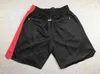 Män Portlands Trail's Blazers's Just Don Basketball Shorts Exquisite Broderade Tyg Pocket Pants Fashion
