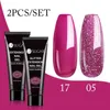 NXY Nail Gel 2 STKS ACRYLIC UV SET 15ML voor uitbreiding Bouwvinger Art Emaille Kits 0328