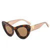 Zonnebrillen beroemdheid vintage dikke vrouwen mannen katten oog bril Acetaat frame oog oogglazen hoogwaardige damesglasesunesunglasses