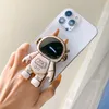 Cartoon Astronaut Telefoonhouder Ringbeugel Vouwen Lazy telefoonhouders plakken multifunctionele desktop mounts Universal voor iPhone Xiaomi Samsung Huawei