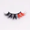 3D kleur faux wimpers natuurlijke lange kleurrijke valse wimpers dramatische make -up nep lash feest gekleurde wimpers voor cosplay Halloween