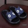 2022-Pantofole Donna Estate Outdoor Casual Beach Slides Coppie Cartoon Cat Antiscivolo Camera da letto Infradito Amanti Casa Sandali Scarpe