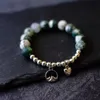 Charm Bracelets Meetvii Vintage Mountain and Sea Couple Lovers Blue Natural Stone Beads Friendship weallycharm inte22