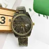 Questo orologio da polso di design R O L E X con cinturino in acciaio è scolpito con letteratura e arte romane creative e alla moda