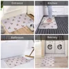 Carpets Terrier Dog Puppy Plaid Doormat Bathroom Rectangle Soft Entrance Balcony Carpet Anti-slip Floor Rug Door Mat Foot Pad