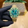 Men's automatic mechanical sports wrist watch, 40mm sapphire anti-scratch mirror, large window date, folding buckle, color diamond fashion senior star preferred B-102