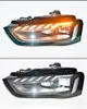 Zespół reflektorów w ciągu dnia LED dla Audi A4 samochodu światło na głowę 2013-2016 RS4 B9 Dynamic Turn Signal Signal Auto Automatyczne lampy