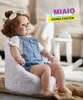 60CM Huge Size Maddie Baby Reborn Toddler Girl Doll with Rooted brown hair Soft Cuddle Body High Quality 220505