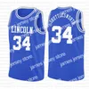 Nouveau film 34 Jesus Shuttles-worth Ray Allen Lincoln 14 Will Smith 25 Carlton Banks Basketball Jersey Love 22 MCCall NCAA BLUE ADWEFGV