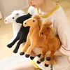 Animaux Simulation Chevaux En Peluche Animaux En Peluche Poupées Vraie Vie Cheval Jouet Oreiller Pour Enfants Enfants Créatifs Décor D'anniversaire Cadeaux 25 cm LA