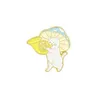 Svamp emaljmärke brosch anime stift söt dekorativ på ryggsäck kattkonsert lapel stift broscher tillbaka till skolan gåva till klädhattar